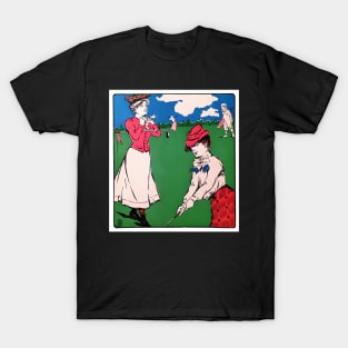 Vintage 1901 Golf Print T-Shirt